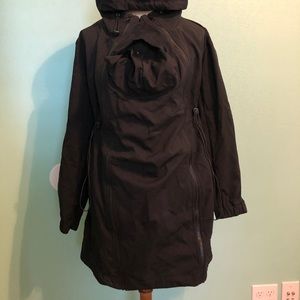 Maternity rain coat (with baby wearing insert!)